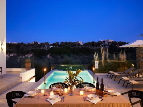 Magnificent Crete Villa | 4 Bedrooms | Villa Ánthos | Two Large Private Pools & Jacuzzi | BBQ | Close to the Beach | Rethymno