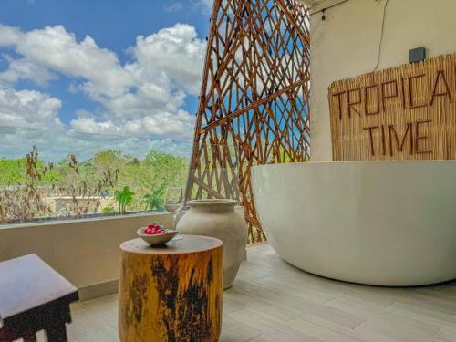 Estilo Boho Chic One bedroom Dk Jade 29 By Sandy Powerful in Tulum, Mexico