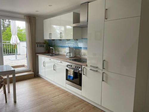 City Wohnung mit Gartenblick und Dachterrasse