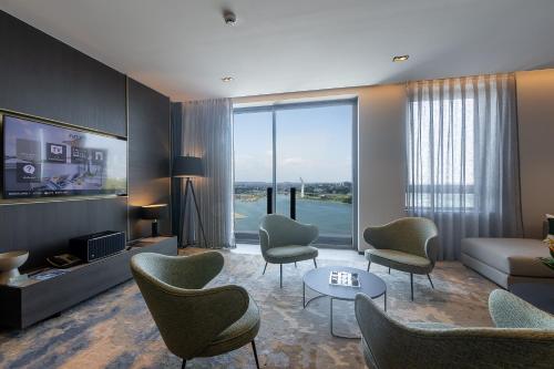 sala de TV, Noom Hotel Abidjan Plateau in Abidjan