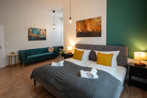 T21 - Apartment direkt im Zentrum mit Parkplatz, Chemnitz (Saská Kamenice) (fotografie 7)