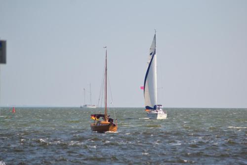 Strand, Ferienwohnung am Haff in Grambin