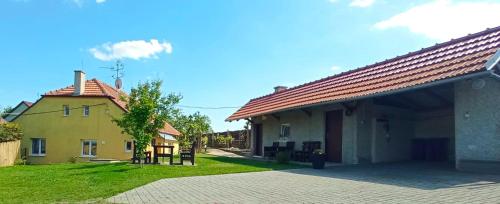 A szálláshely kívülről, Domek na vinohradech in Hlohovec