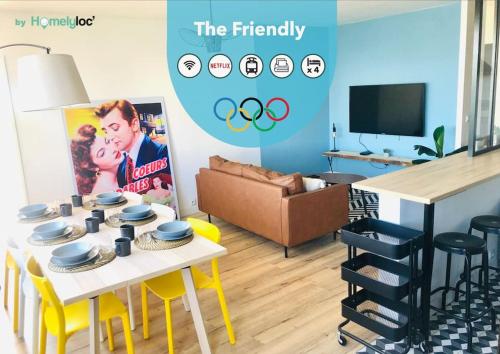 The FRIENDLY, T5 proche Paris - Location saisonnière - Villeneuve-la-Garenne