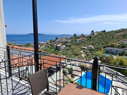 Exterior view, Fengeros Village in Skiathos Island