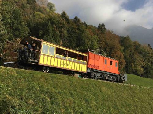 Cozy House above Lake Lucerne in car-free Vitznau Mittlerschwanden at Mount Rigi railway