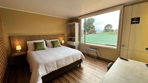1 double bed