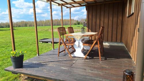 Balcony/terrace, Plagando puhkemaja in Vahtseliina