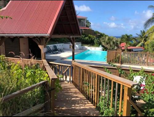La Ruche - Bungalow avec vue mer in Le Moule