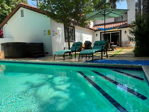 Mediterranean Villa Pool & Jacuzzi & BBQ Malibu & Hollywood Bliss