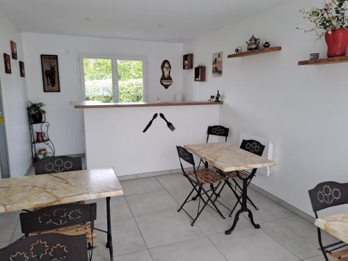 Étterem, Les grandes Masures B&B in Varengeville-Sur-Mer