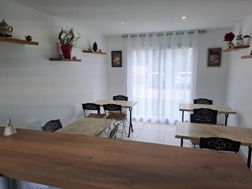 Étterem, Les grandes Masures B&B in Varengeville-Sur-Mer