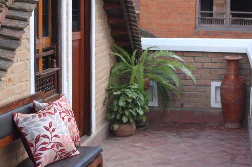 Balcony/terrace, Boutique Heritage Home in Patan