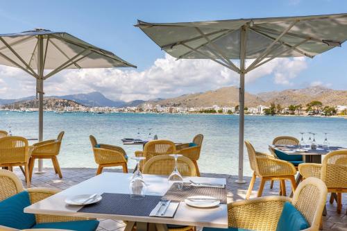 Restaurant, Hotel Illa d'Or & Club Apts 4* Sup in Puerto Pollensa / Pollensa