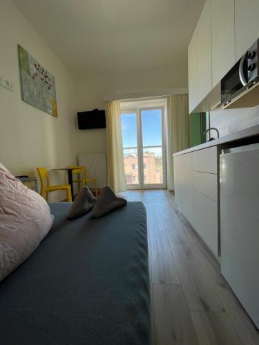 1 queen bed, 1 sofa bed