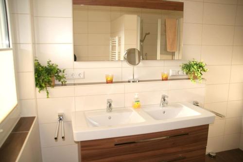 浴室, Ferienhaus Thekla in 德爾彭