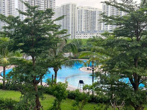 호치민 Vinhomes Grandpark homestay Du’s Happy 3성급 싱글룸 수영장