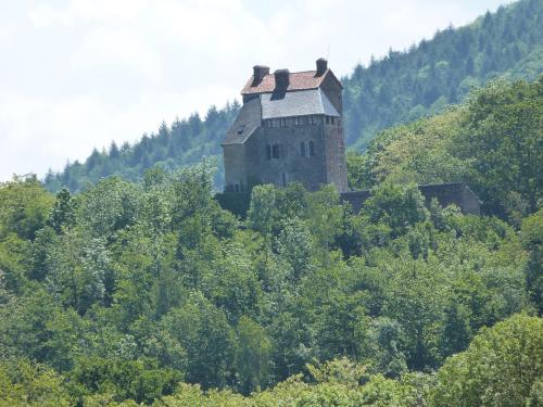 Chambres de tour rustique dans la vallée des Pyrénées au Chateau Montegut