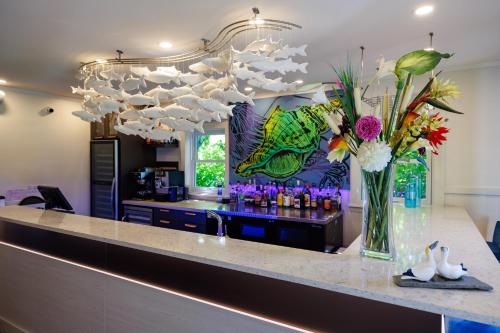 Restaurant, Hotel Les Trois Soeurs in Perce (QC)