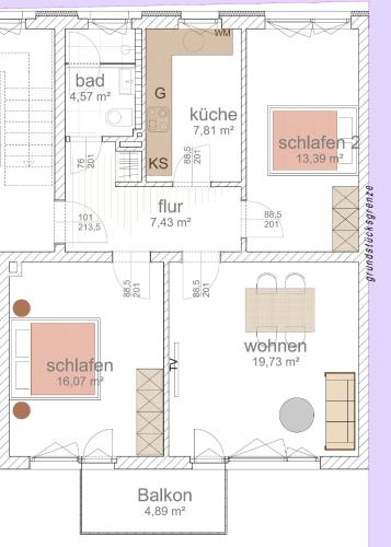 neues trendy Appartement in Hannover, Hannover (fotografie 4)
