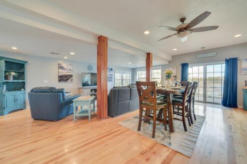 Riverfront Cheboygan Home with Dock about 4 Mi to Town! in Cheboygan, USA