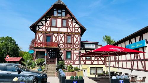 A szálláshely kívülről, Hotel Libers in Lauterbach (Hessen)