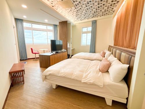 Shared lounge/TV area, 綠島海灣會館Bay Resort in Green Island