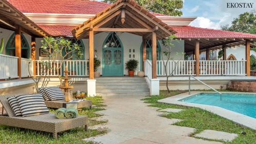 EKOSTAY - Blue Tiffany Villa, Nerul (fotografie 4)