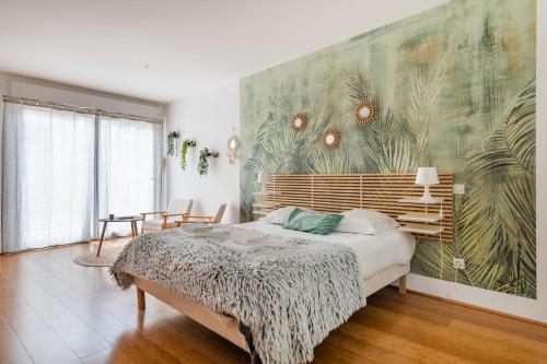 Le Bambou: Grand studio au calme, Climatisé, 5 min de la Gare, Bordeaux (Foto 2)