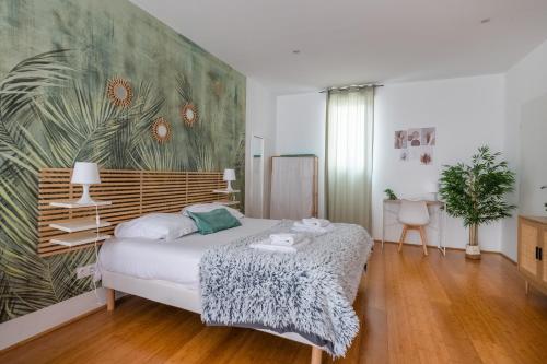 Le Bambou: Grand studio au calme, Climatisé, 5 min de la Gare, Bordeaux (Foto 6)