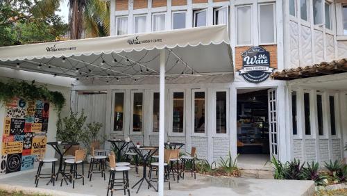 Restaurant, Pousada New Paradise in Azeda & Azedinha Beaches