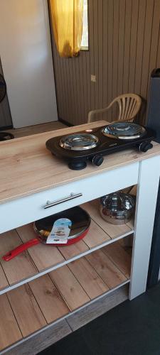 Cocina, Quiet and cozy cunuco guesthouse in Savaneta in Savaneta