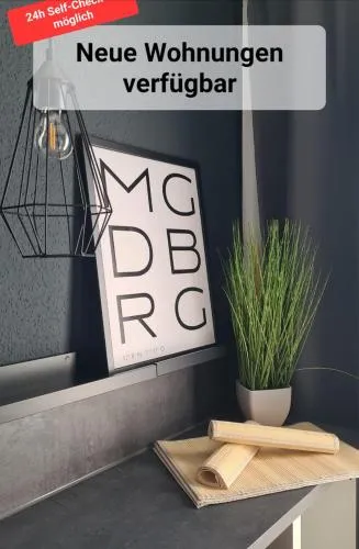 Apartment Ferienwohnung Monteurwohnung Ecke in Magdeburg, Deutschland