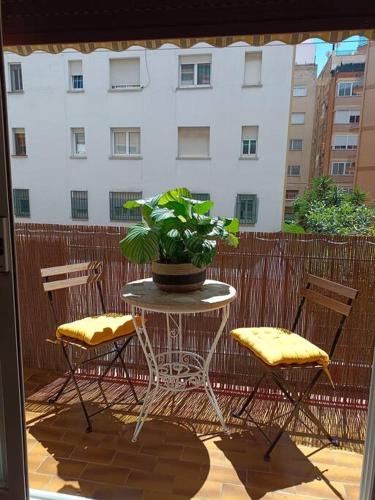 Erkély/terasz, Apartamento a 5' de la playa in Premia de Mar (Maresme)