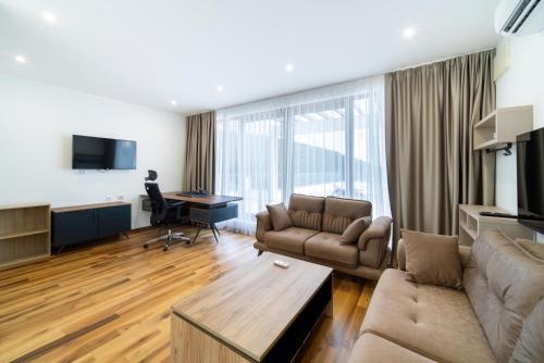 Ruang bersama/area TV, Cape Montenegro Villas in Kotor