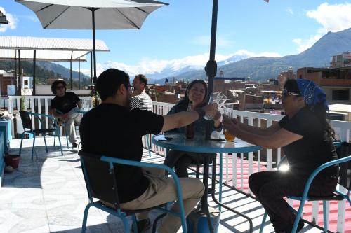 Rõdu/terrass, Caroline lodging in Huaraz