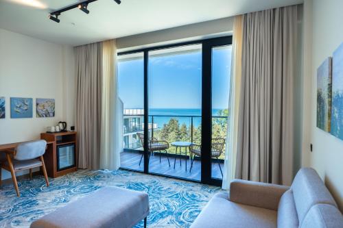 Suite, vistas al mar, balcón