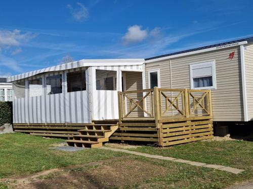 location mobil home neuf, vue mer, tout confort, 6 personnes - Camping - Les Sables-d'Olonne