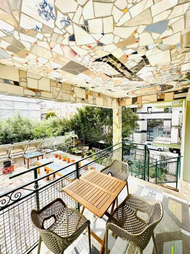 Balcony/terrace, HOSTEL ART & JOY in Pula