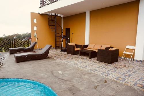 Balcony/terrace, d’Viella Lampung in Bandar Lampung