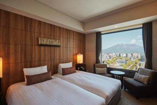 Twin Room with Mountain View - Smoking