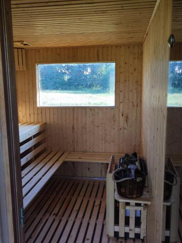 Sauna, Domki Zaczarowana Łąka w Borach Tucholskich (Domki Zaczarowana Laka w Borach Tucholskich) in Cekcyn