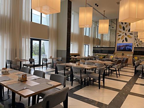 Restaurant, Arena Sport Hotel in Quba