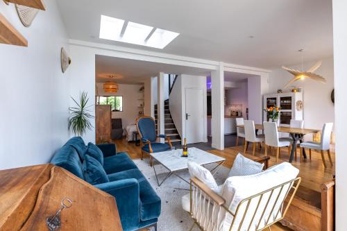 Superbe maison d'architecte familiale près de Paris gîte à louer Gentilly