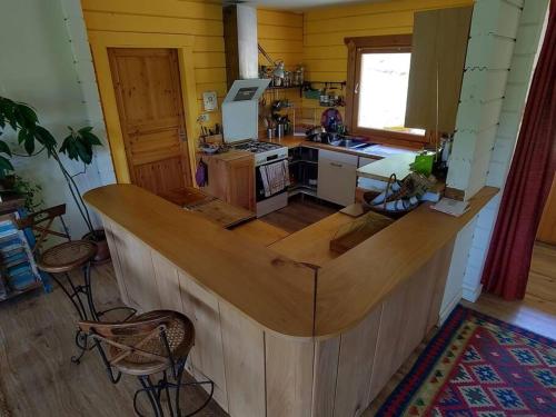 Cosy bright wooden house in Ariege mountains