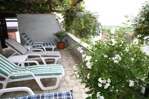 Balkons/terase, Pension Weinberg mit Landhaus Nizza in Gleisweiler
