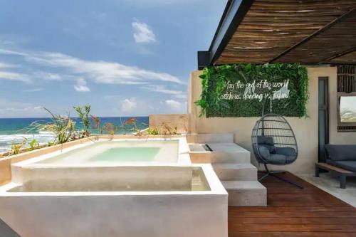 Luxury Beachfront Penthouse With Private Pool