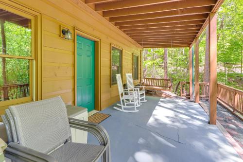 Cozy Lakeside Ellijay Cabin with Game Room and Dock!