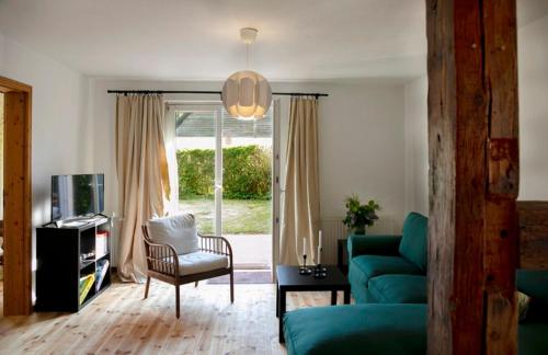 Gutshof Langensee, Scheunenblick in Gulzow