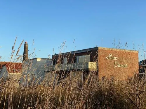 Flut in Borkum, Deutschland